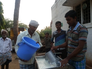 Village milk collection point. (Photo: GRAIN)