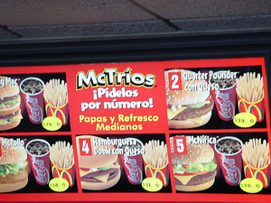 El menú de McDonald's: el TLCAN disparo la inversión extranjera directa de Estados Unidos a la industria de procesamiento de alimentos en México.