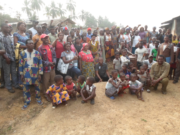 En 2016, les 40 participants de l'atelier de Mundemba ont dit NON à l'expansion des plantations de palmier à huile. (Photo : JVE-Cameroun)