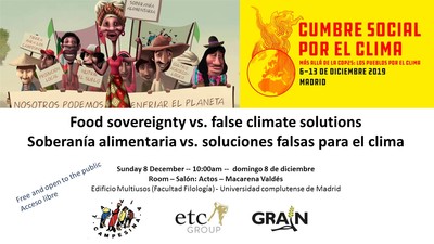 GRAIN at the Social Climate Summit in Madrid-image